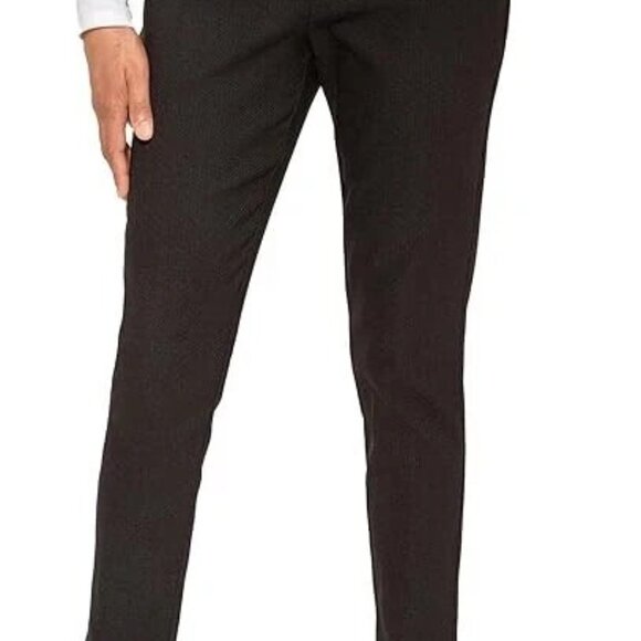 Mario Serrani Women's Textured Pull On Pants | Black |  Size Small (NWT) - Picture 2 of 5